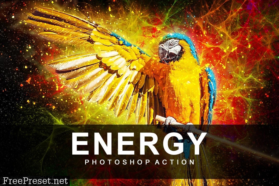 Energy Photoshop Action 6797882