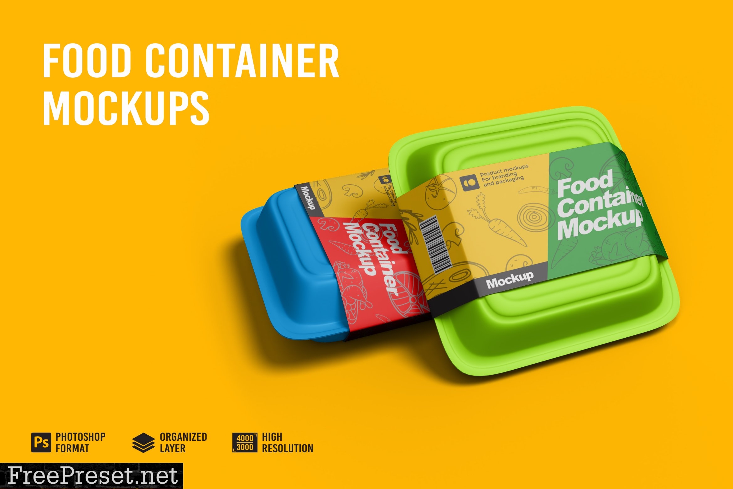 Food Containers Mockup 7178460