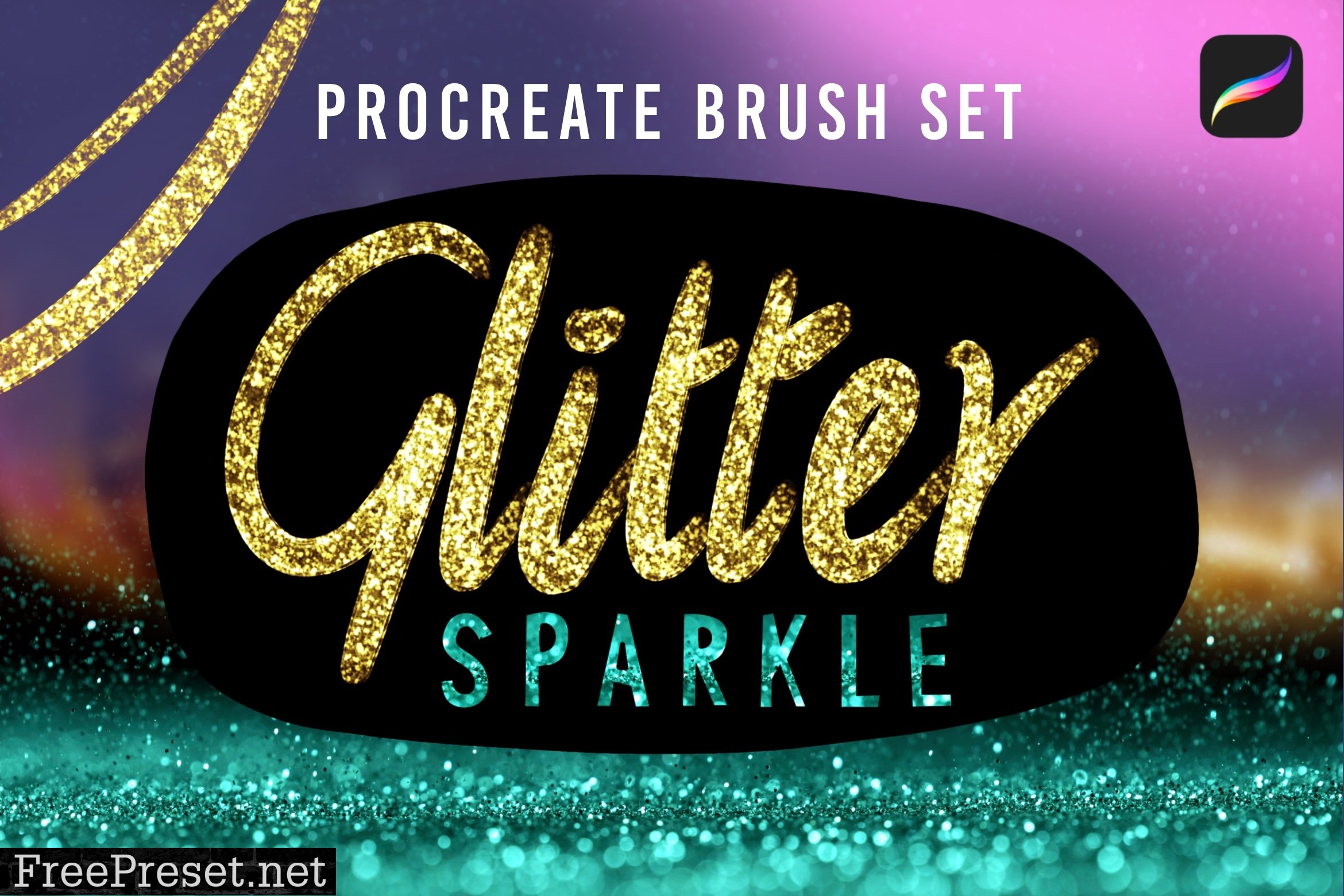 Glitter Sparkle Procreate Brushes 7151534