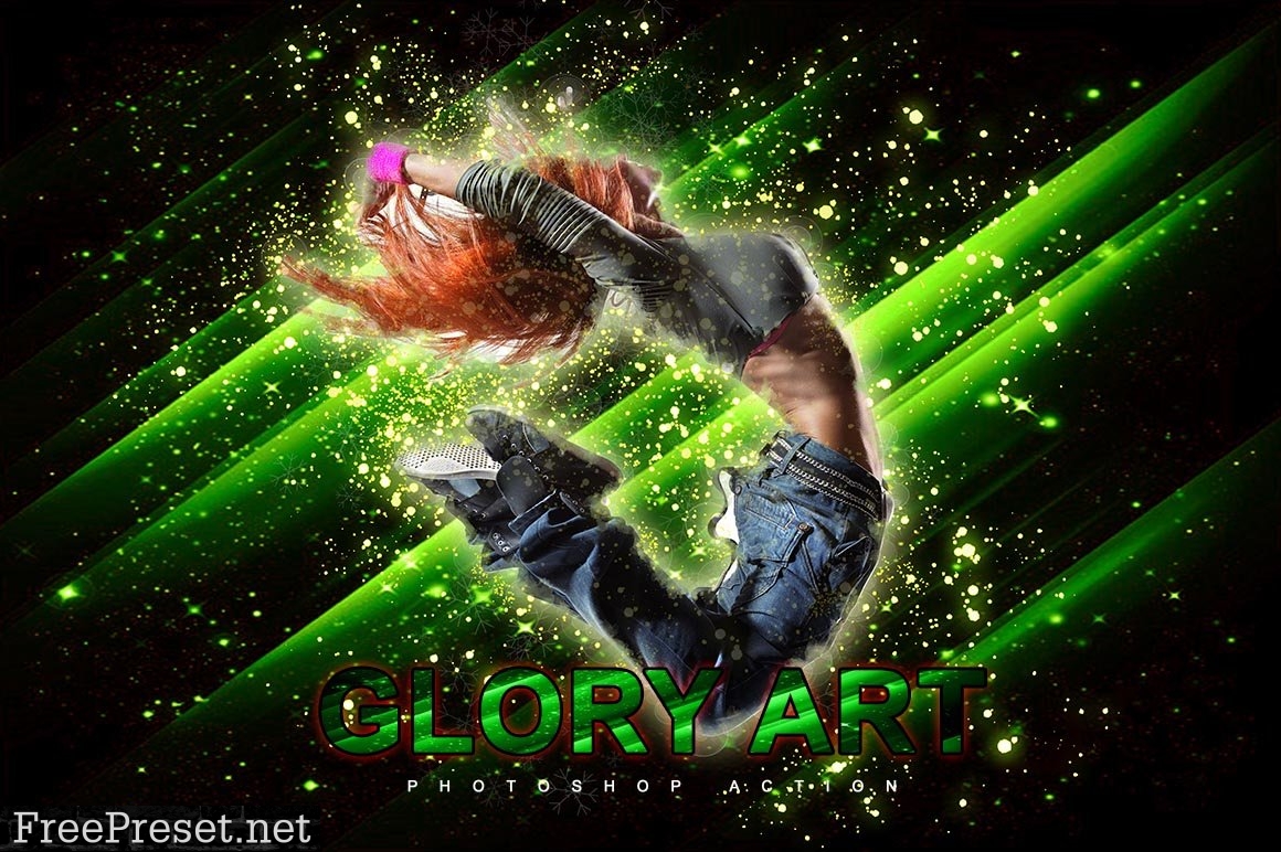 Glory Art Photoshop Action 6800289