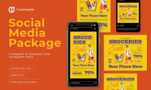Groceries Social Media Pack BUVAND5