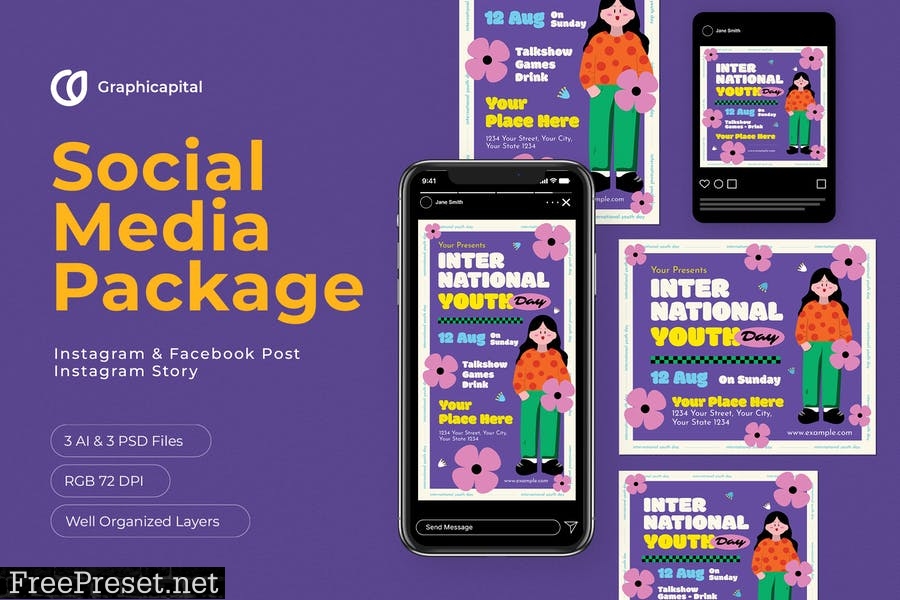 International Youth Day Social Media Package