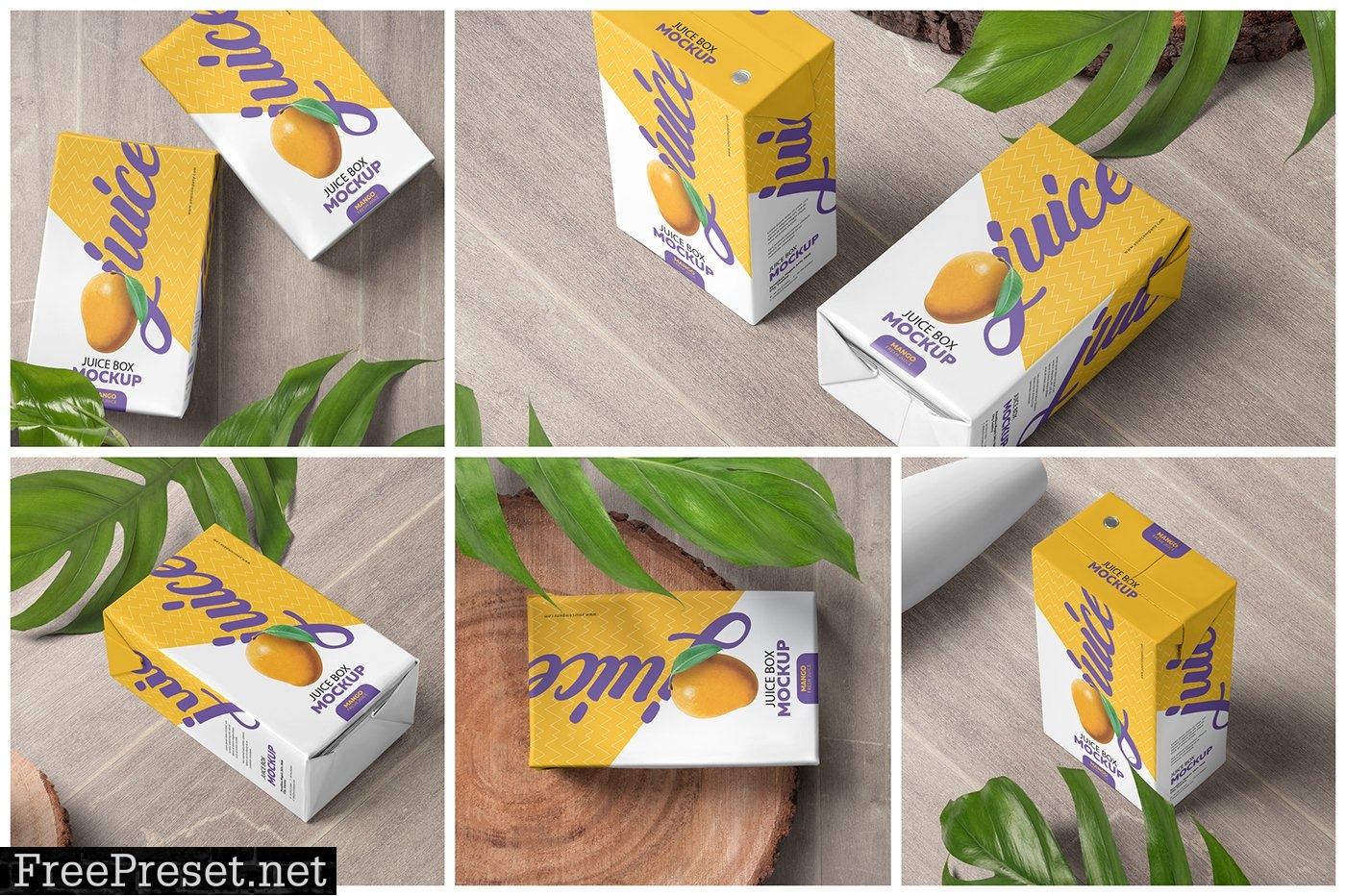 Juice Packing Box Mockups 7287059