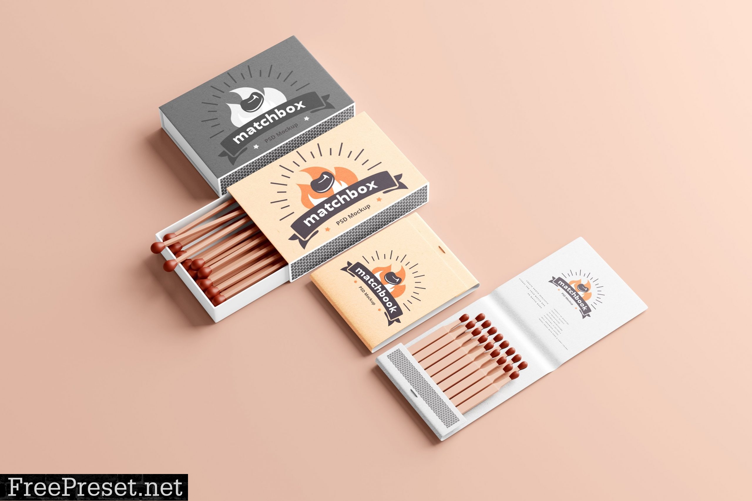 Matchbox & Matchbook Mockups 7250682