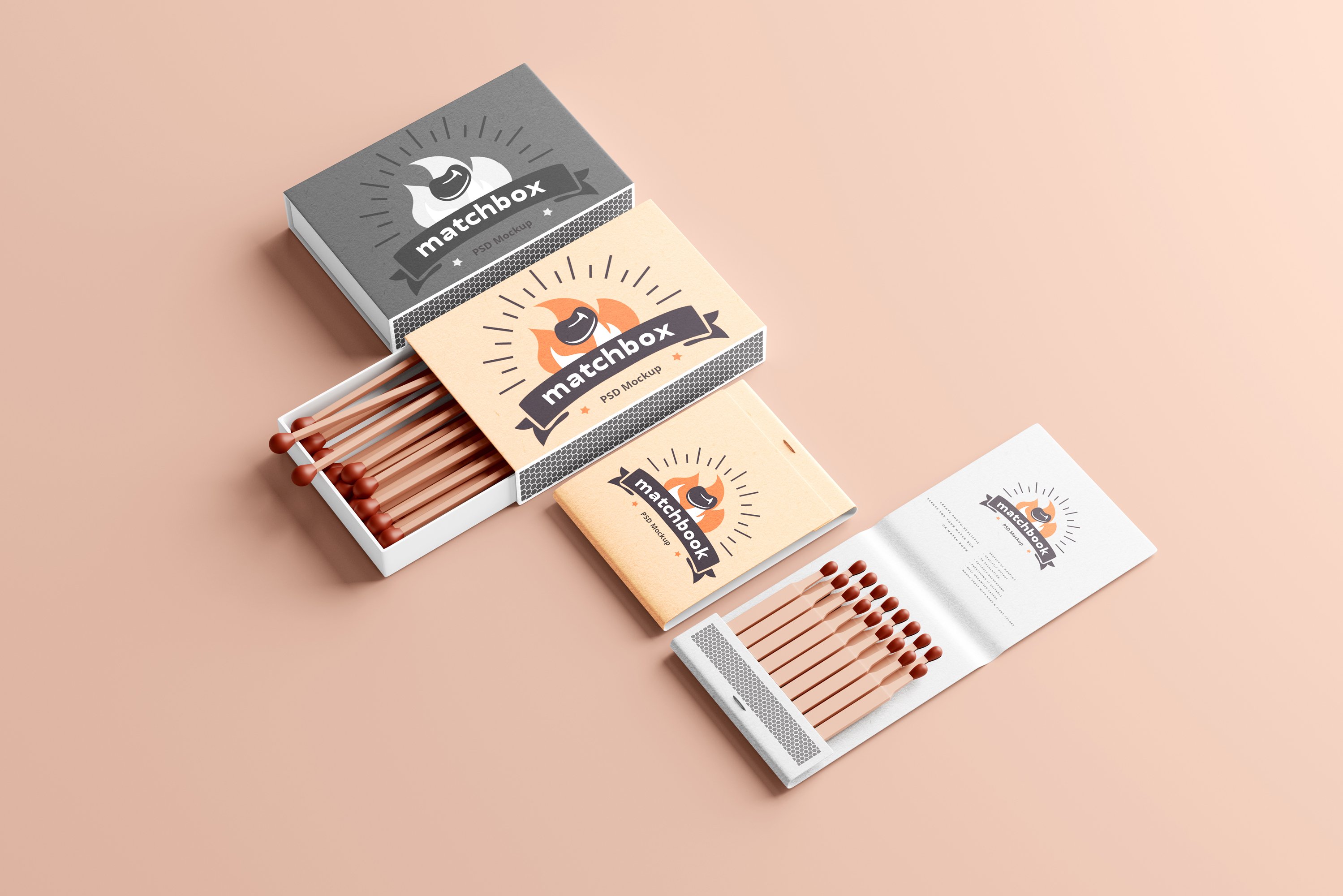 Matchbox & Matchbook Mockups 7250682