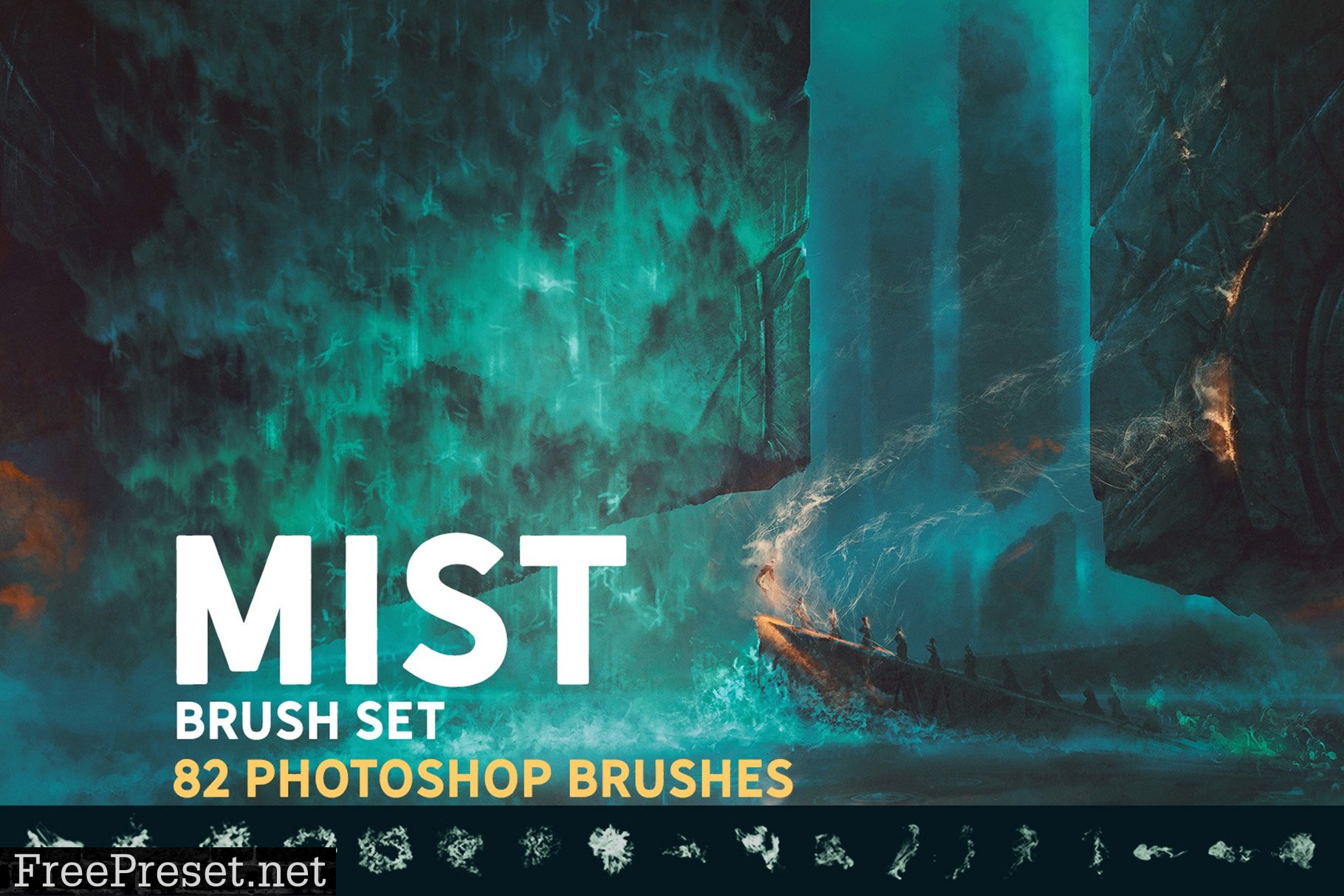 Mist Photoshop brush set 5273668