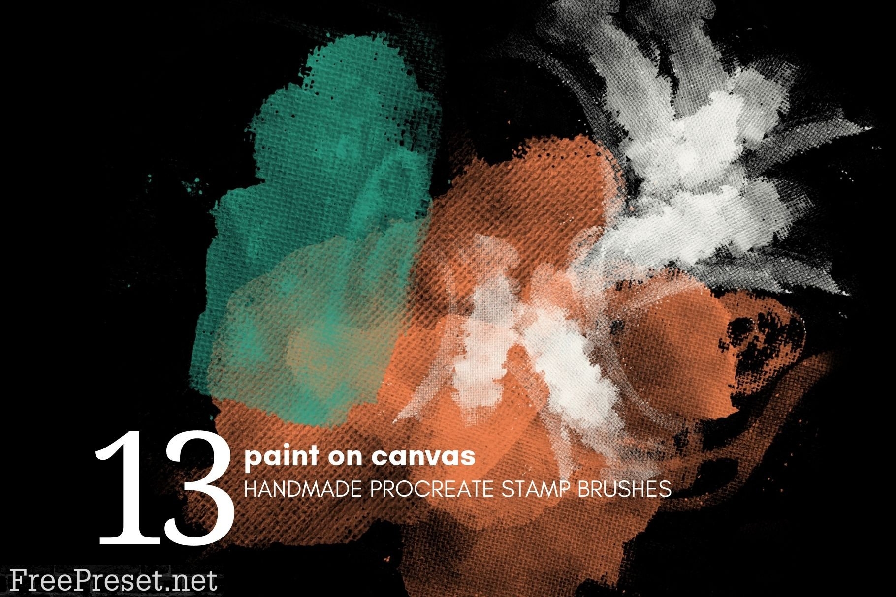 Paint on Canvas ProCreate Brushes
