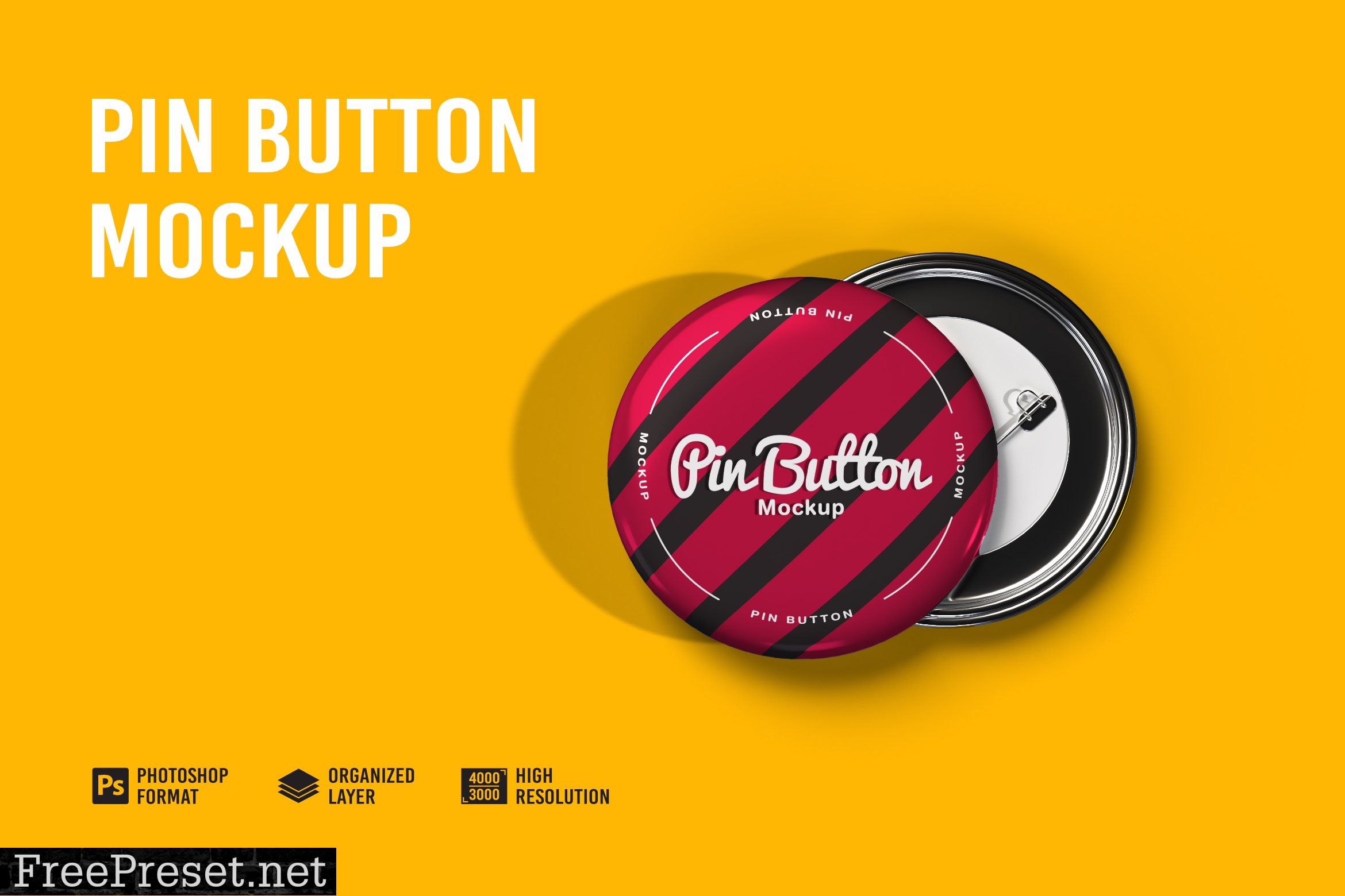 Pin Button Mockup 7182857