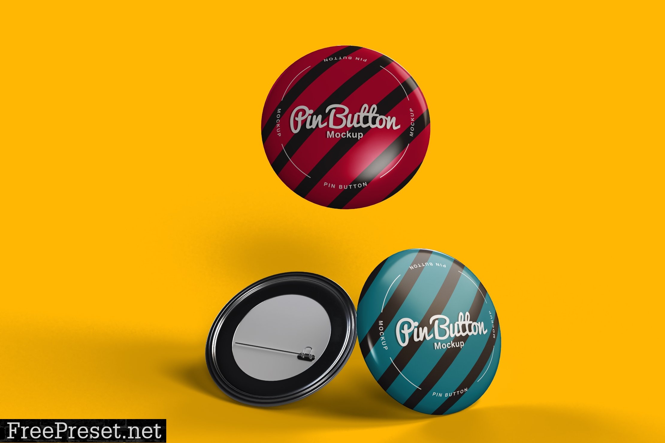 Pin Button Mockup 7182857