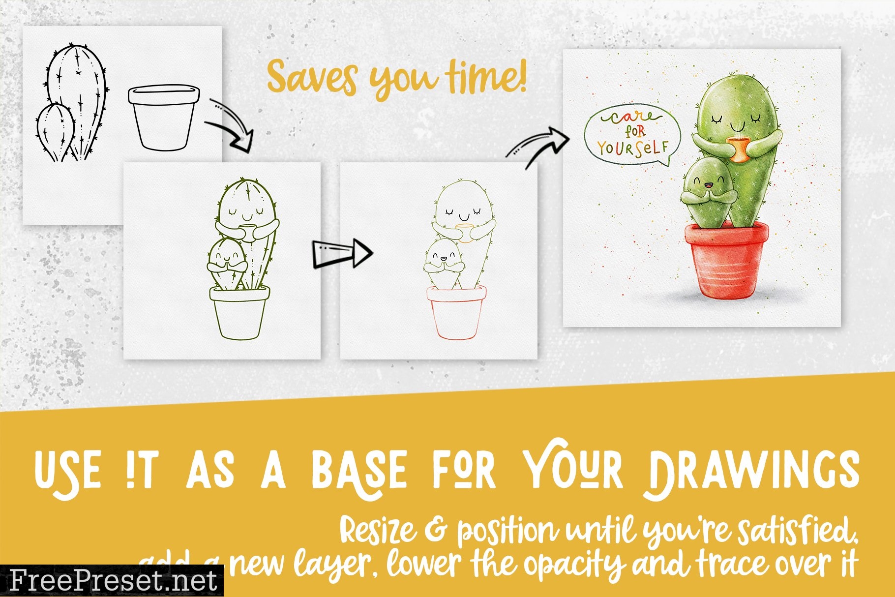 Procreate Plants & Pots Stamp Set 4967504