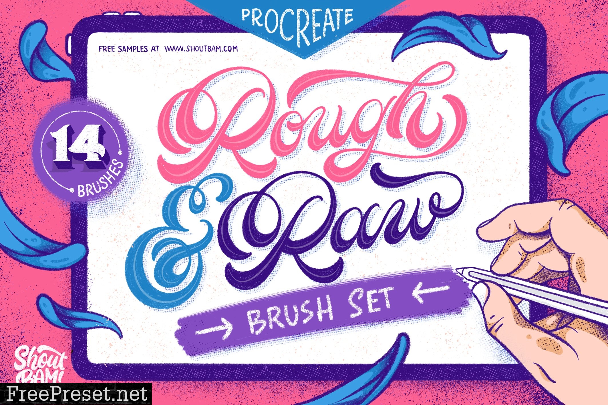 Rough & Raw Procreate Brush Set 3761365