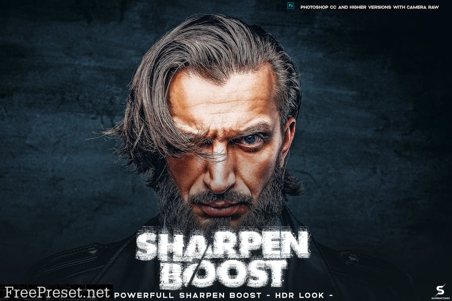 Sharpen Boost HDR - Photoshop Action