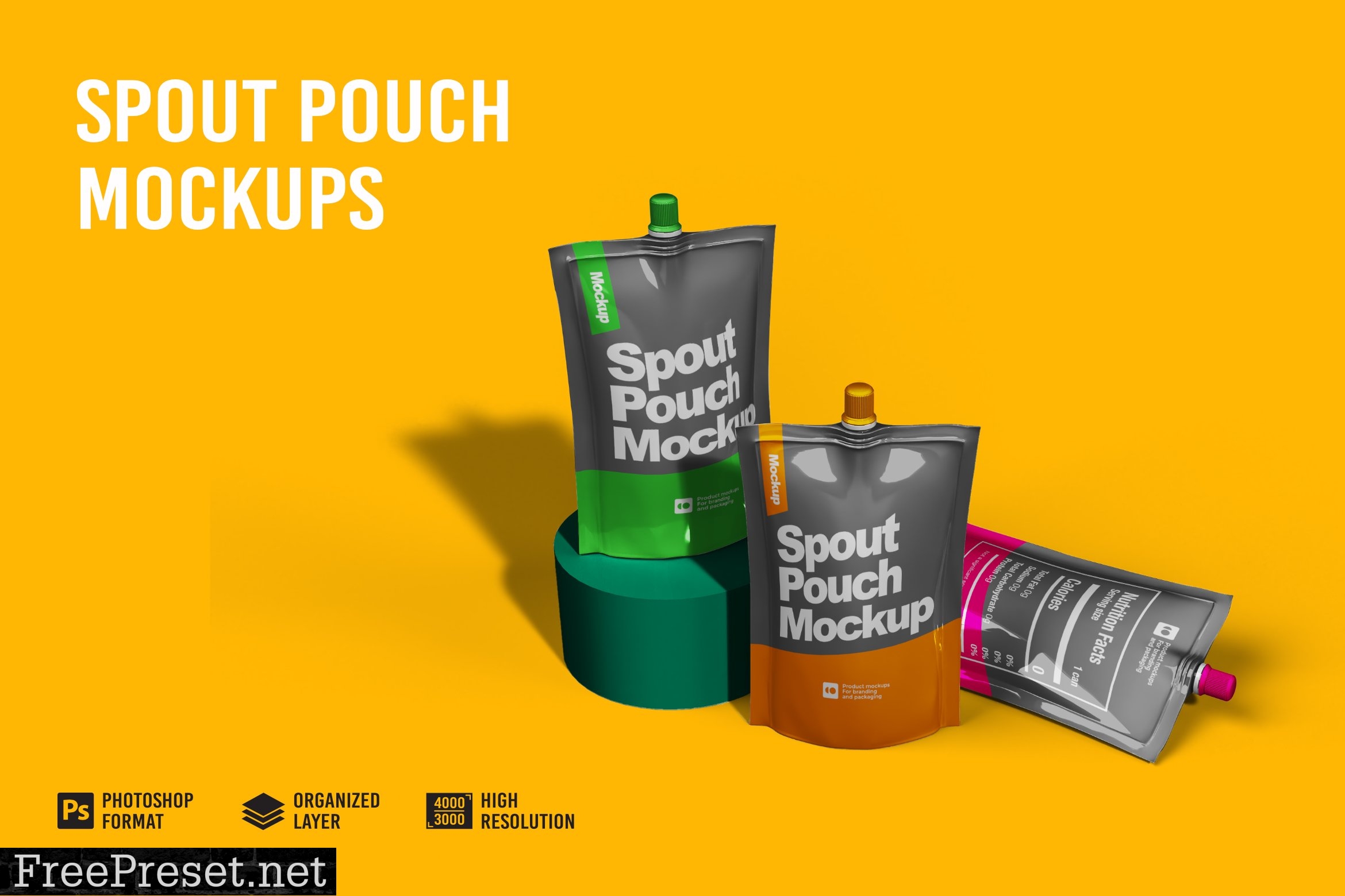 Spout Pouch Mockup 7178524