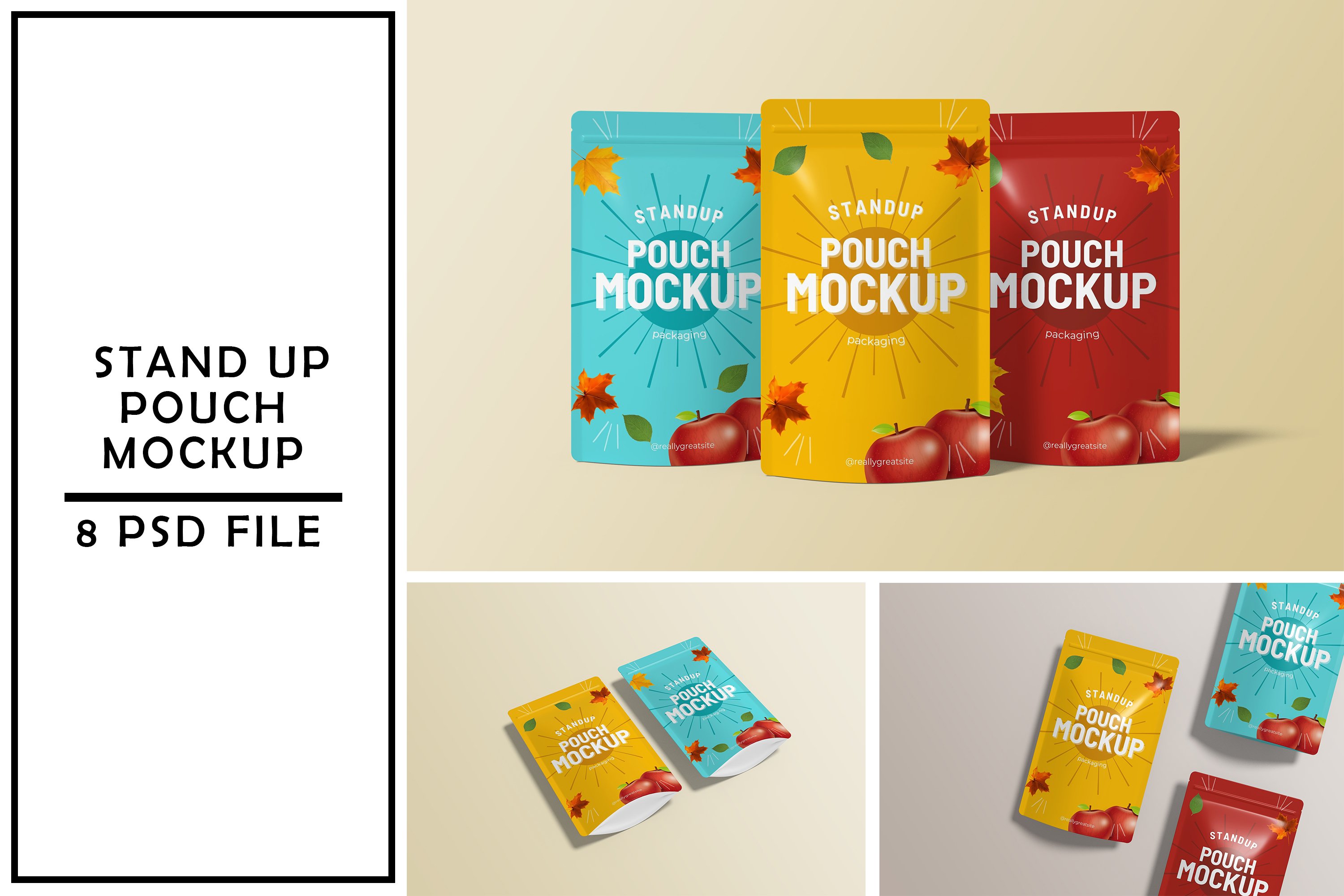 Stand Up Pouch Mockup 7266993