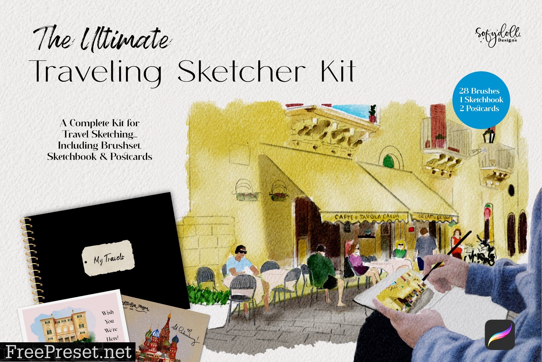 The Ultimate Traveling Sketcher Kit 7085466