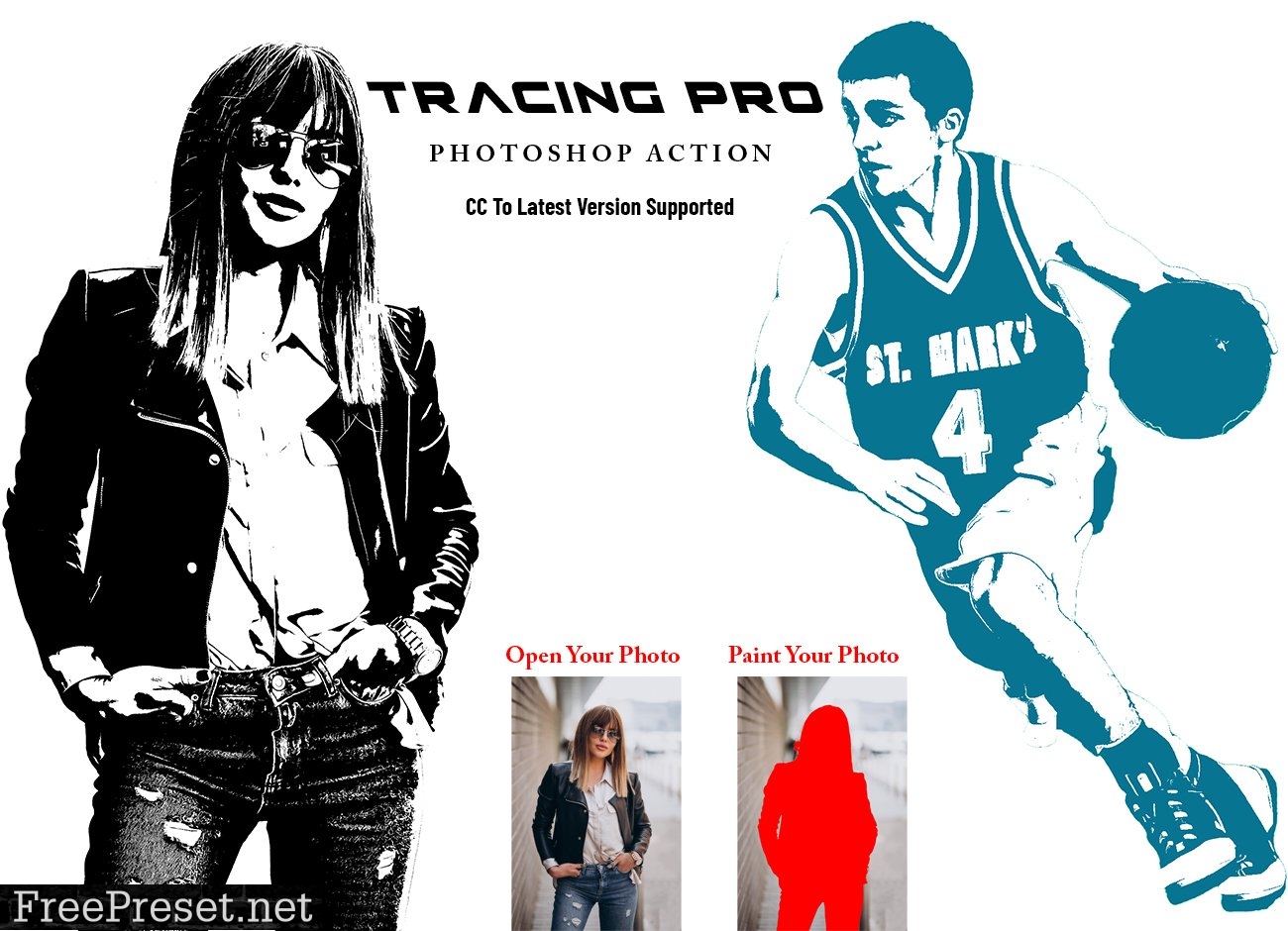 Tracing Pro Photoshop Action 7077477