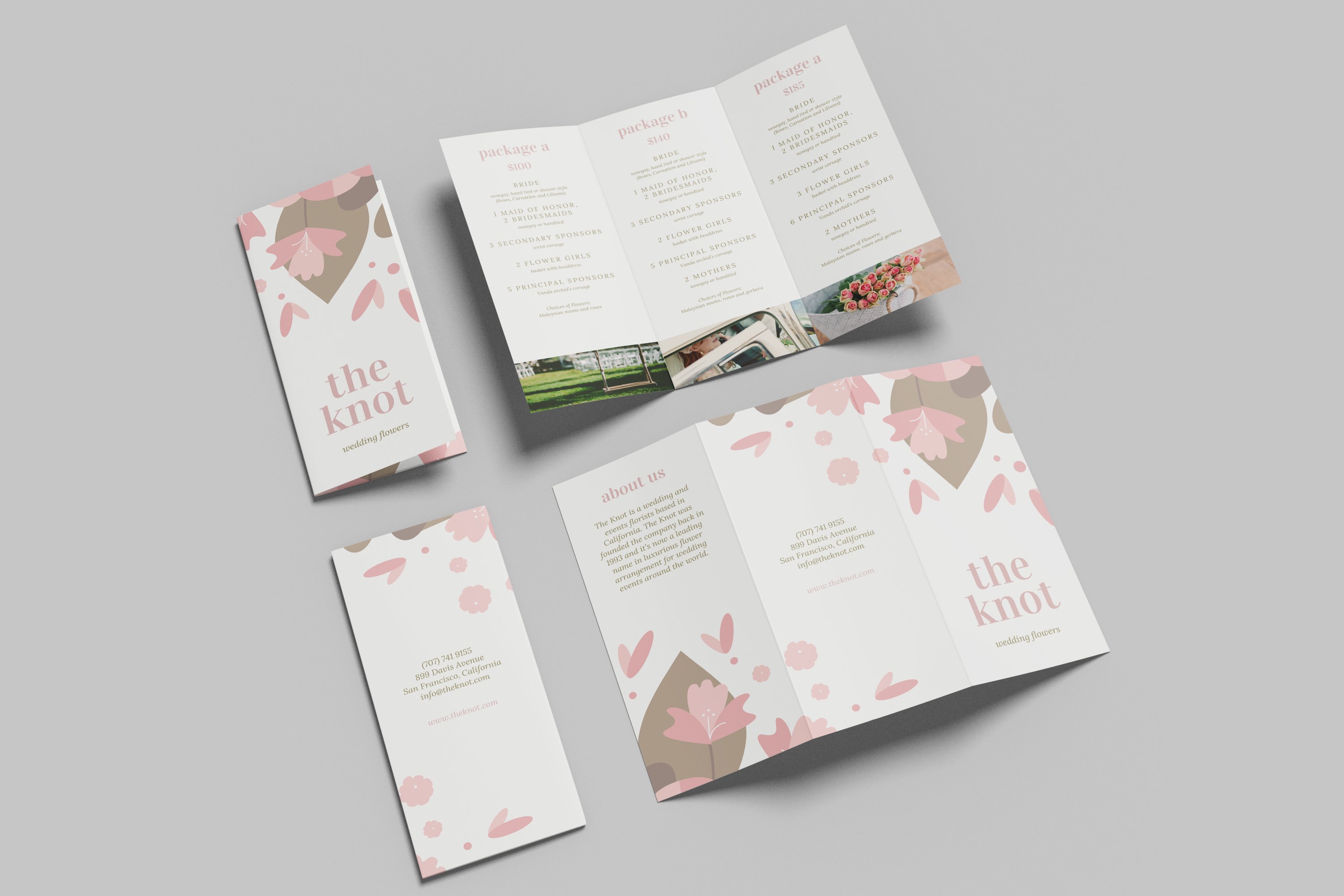 Trifold Brochure Mockup 7308401