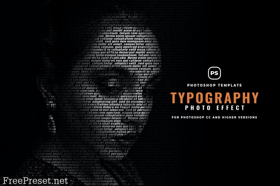 Typography Effect Photoshop TNWSGZH