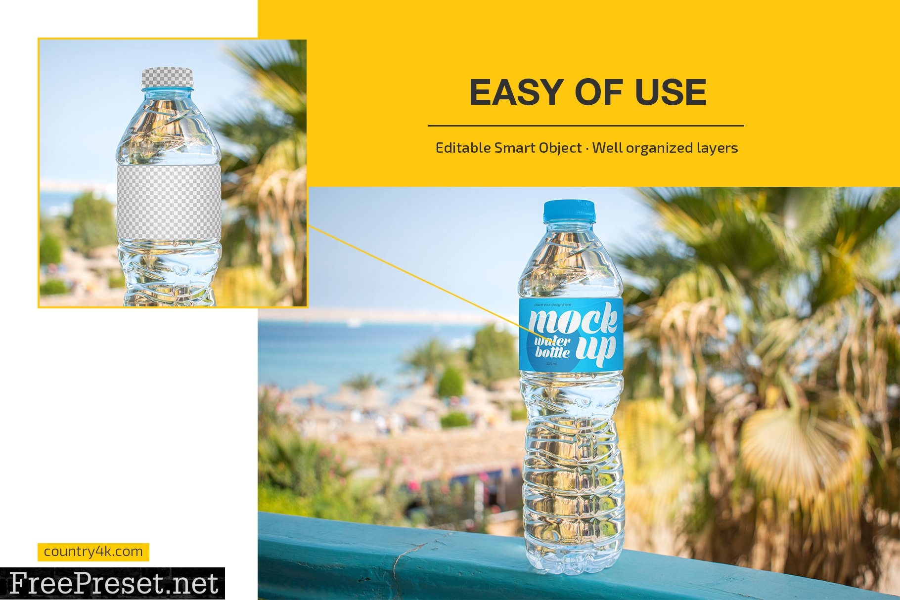 Water Bottle Mockup Set 7320393