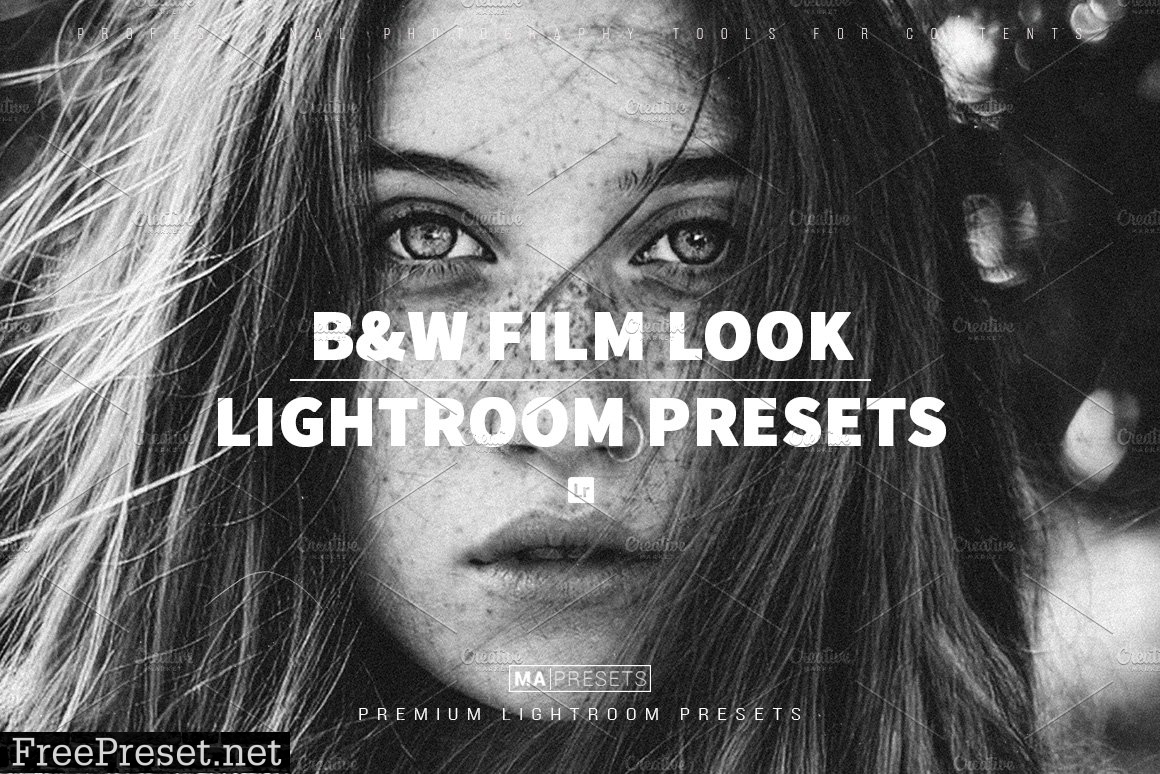 10 B&W FILM LOOK Lightroom Presets 7057725