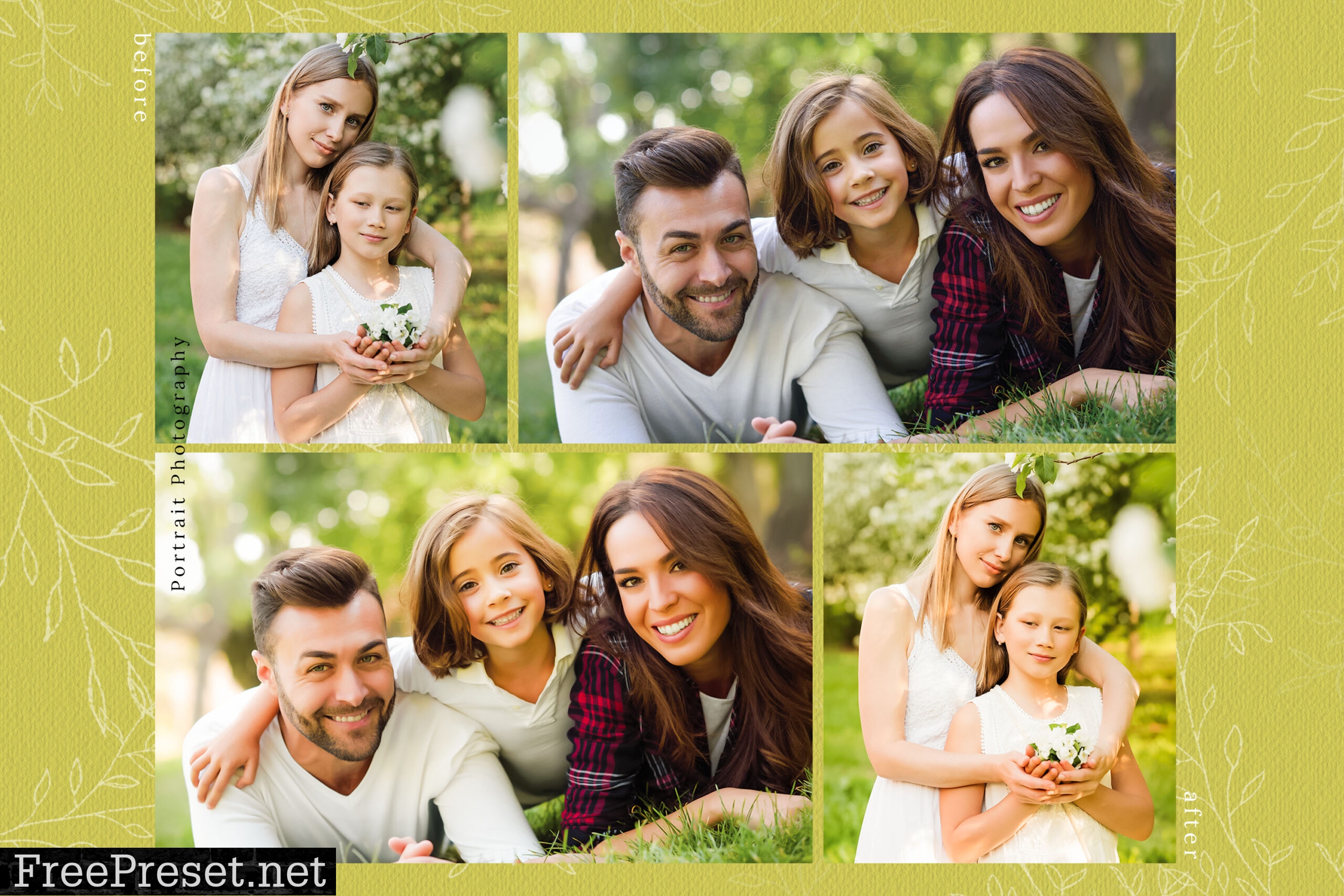 10 Familia Mobile & Desktop Lightroom Presets, Bright LR Preset