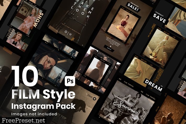 10 Film Style Instagram pack BTGDUQ2