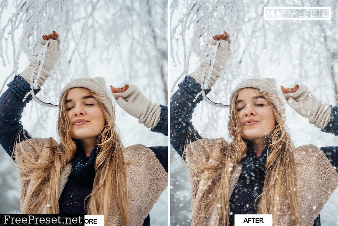 180 BOKEH SNOW OVERLAYS