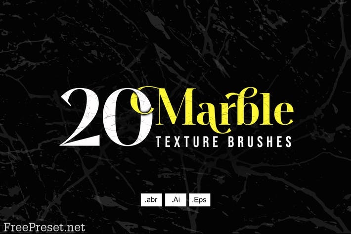 20 Marble Texture Brushes FYL36N9
