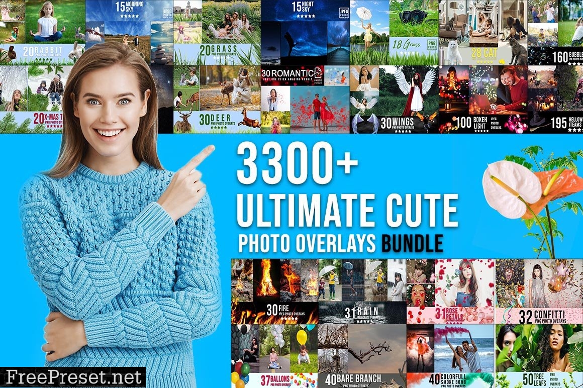 3300+ Photo Overlays Bundle+FREE Act 6791145