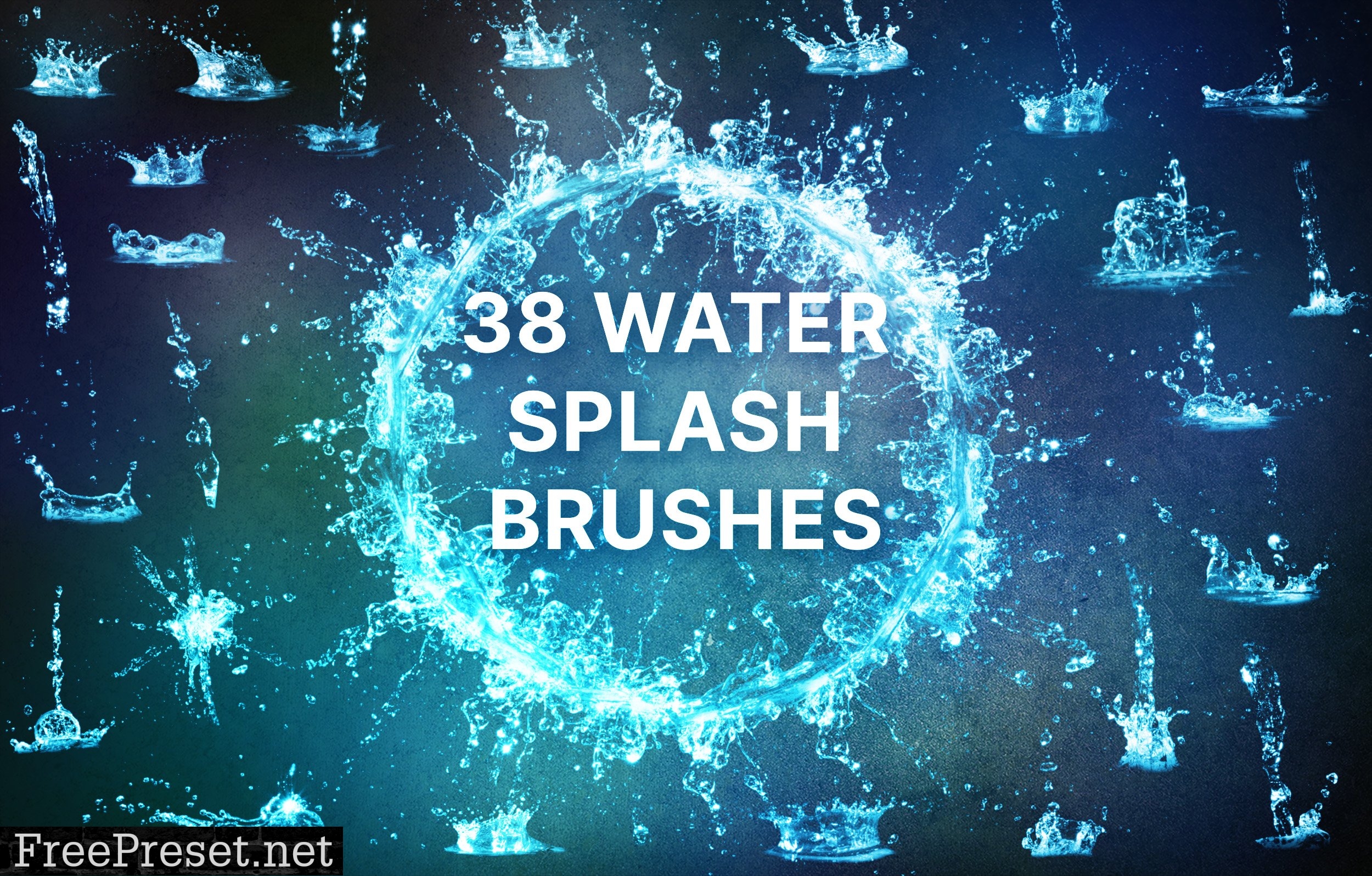 38 Water Splash Brushes & Styles for Photoshop