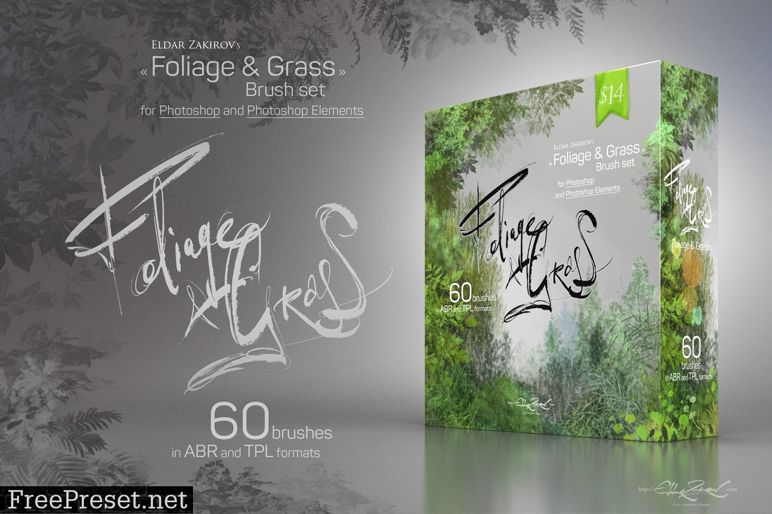 60 Photoshop Foliage & Grass brushes 3502219