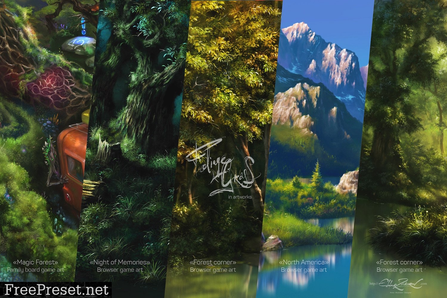 60 Photoshop Foliage & Grass brushes 3502219