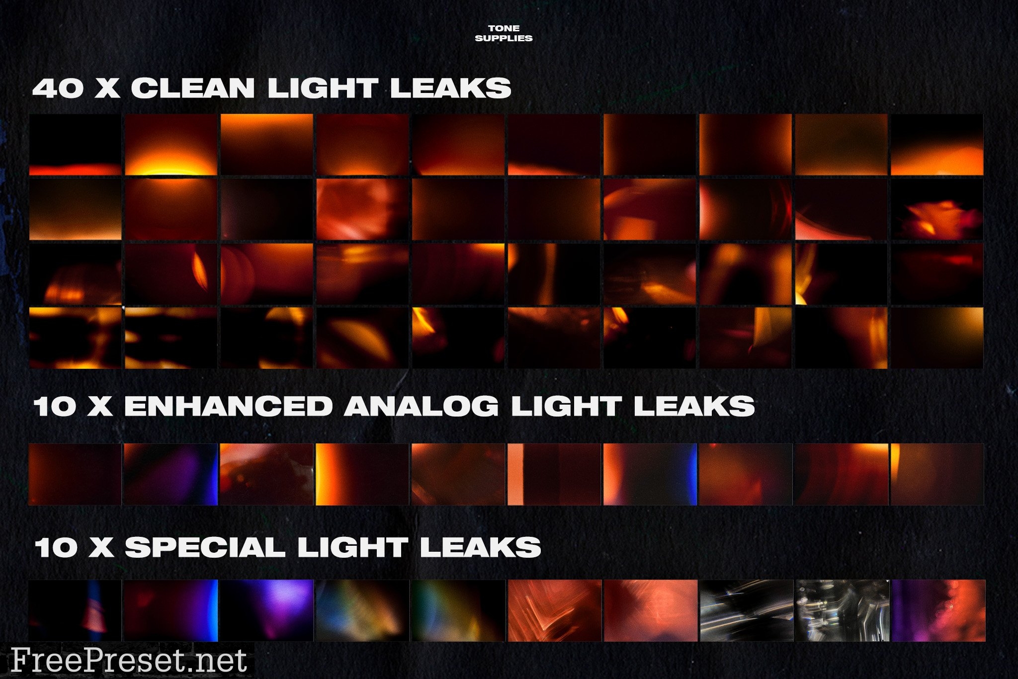 60 Retro Analog Light Leak Overlays 6590356
