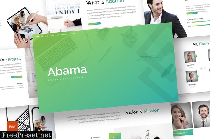 Abama - Business Powerpoint Template