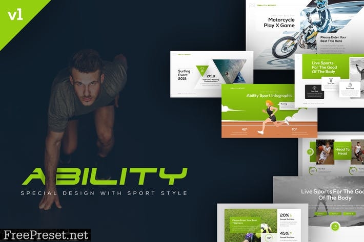 Ability Sports Presentation Template S8VSGK