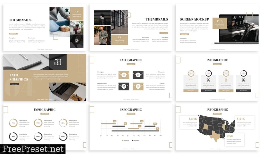 Abrams - Business Prensentation Template K9UE7XW