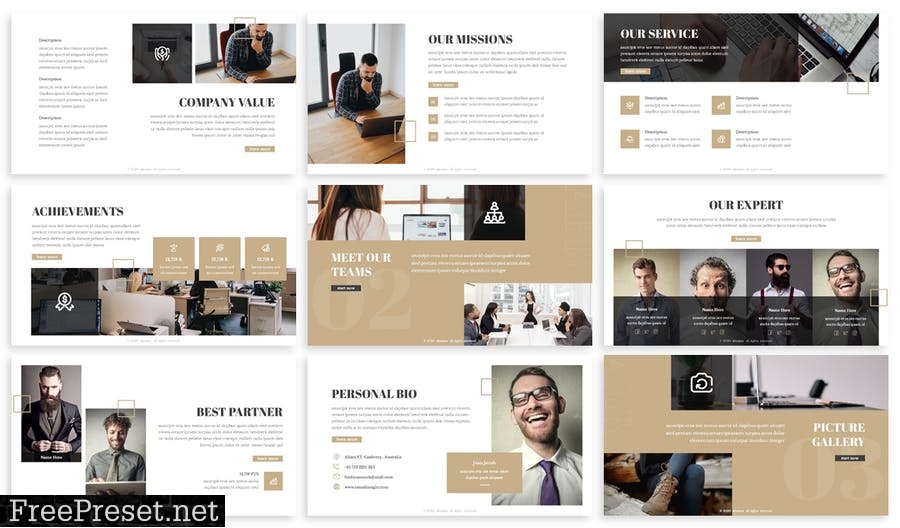 Abrams - Business Prensentation Template K9UE7XW