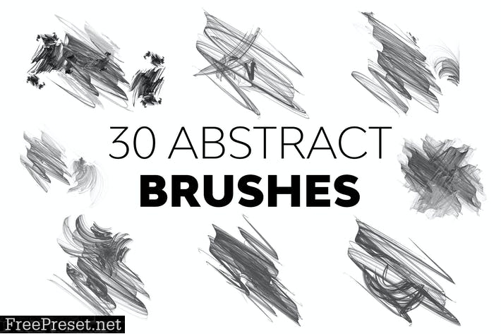 Abstract Brush Strokes Brushes BN9976C