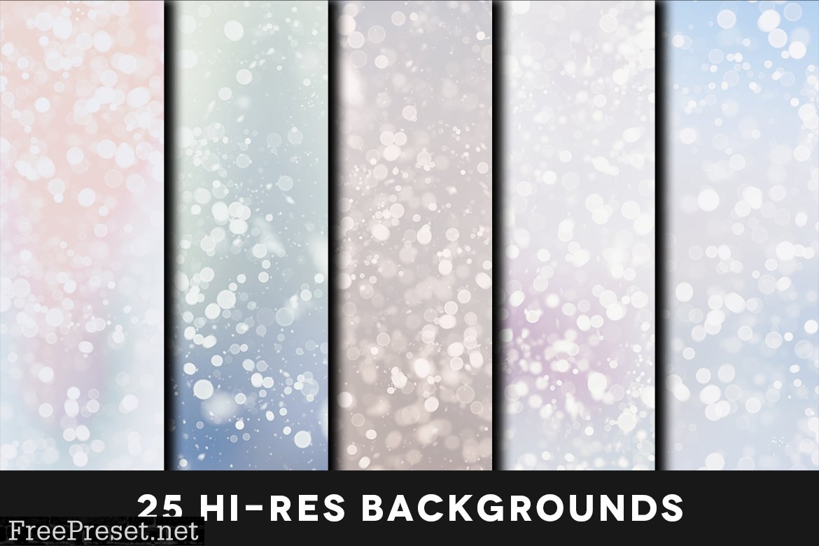 Abstract Winter Backgrounds Vol. 01 6793599