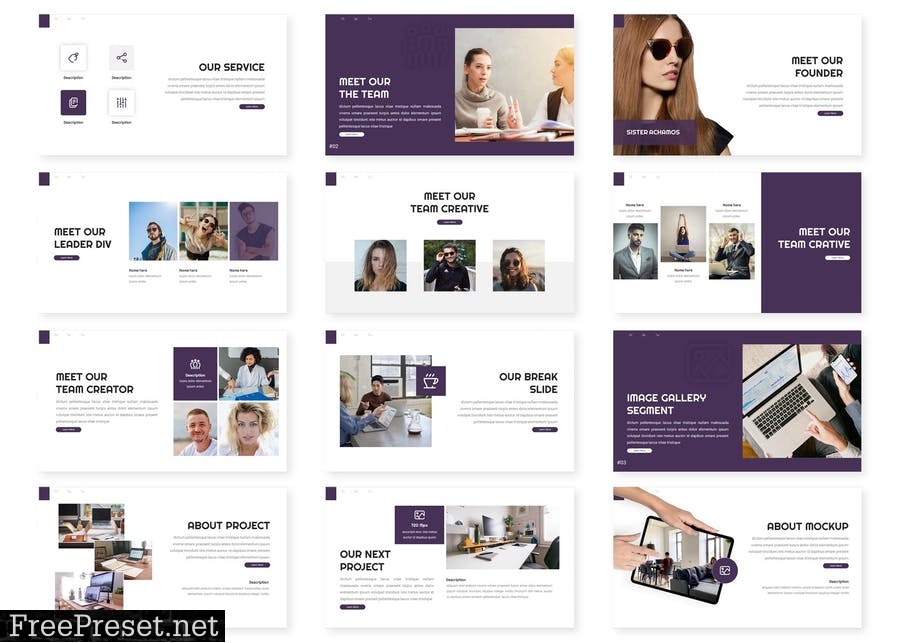 Achamos - Business Powerpoint Template PU88L5B