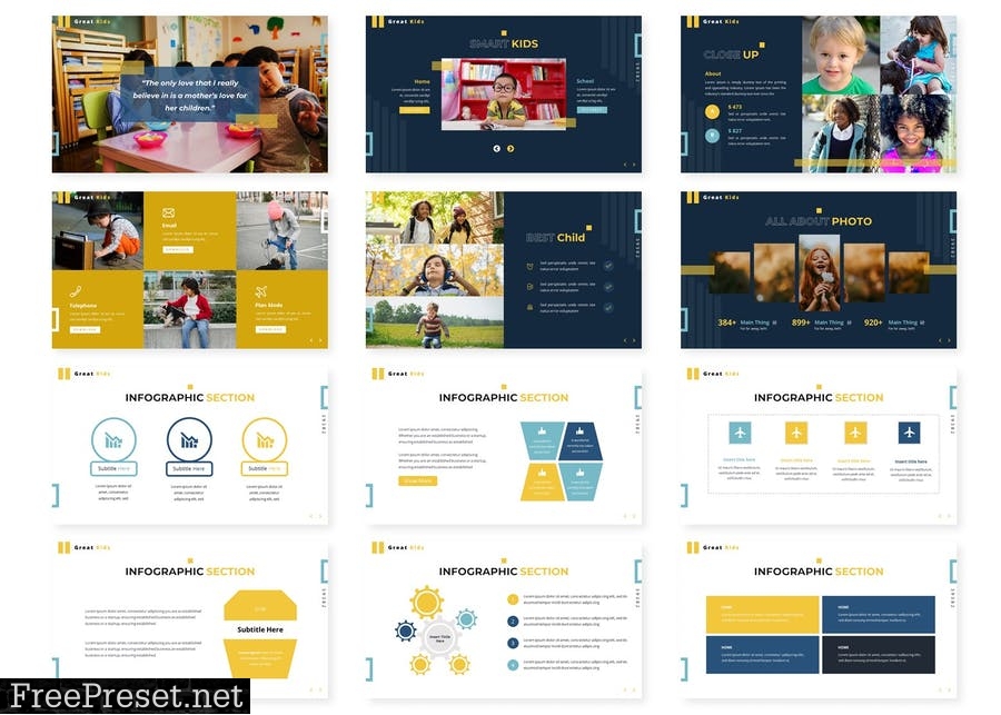 Active Kids - Presentation Template 8T5LSL9