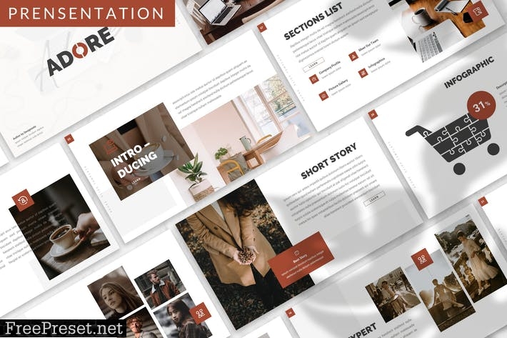 Adore - Business Prensentation Template EWKXM4Y