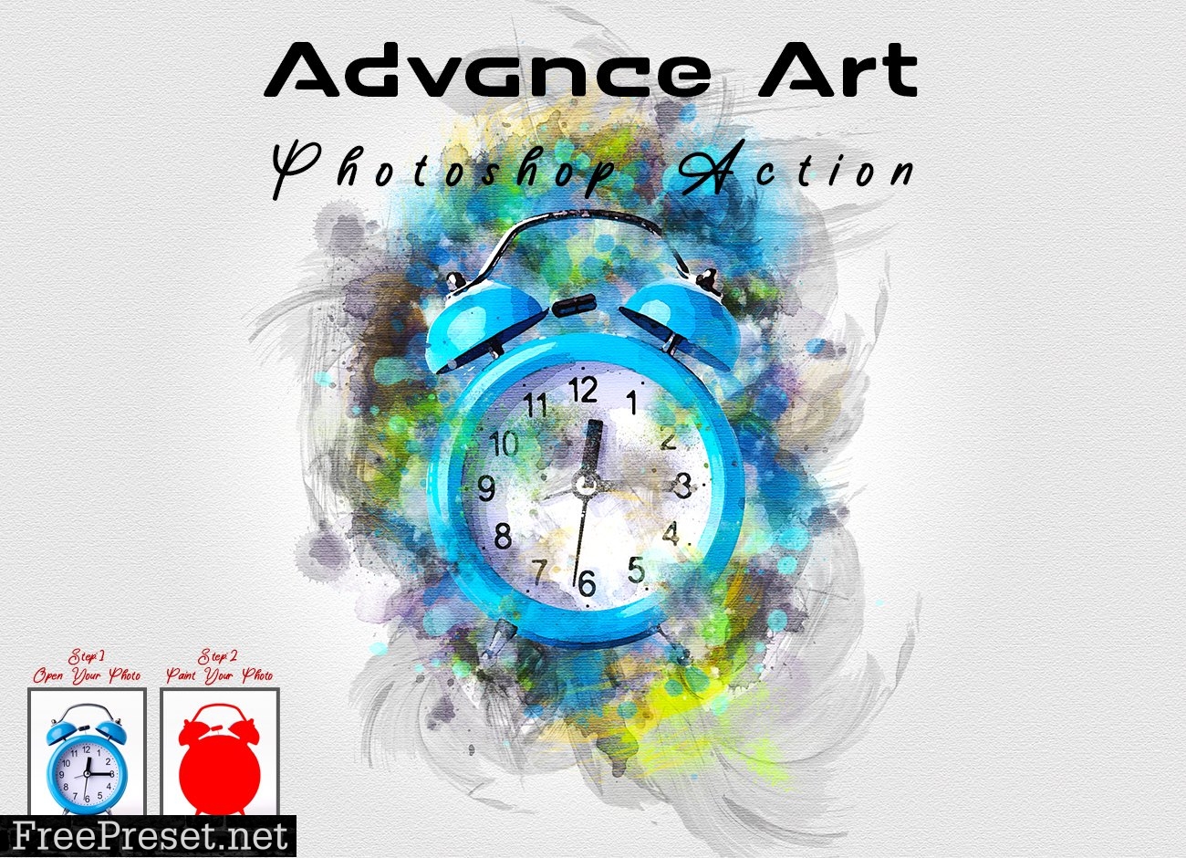 Advance Art Photoshop Action 7410764