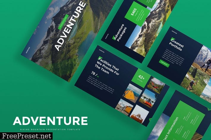 Adventure - Powerpoint Presentation Template XY3TE5L