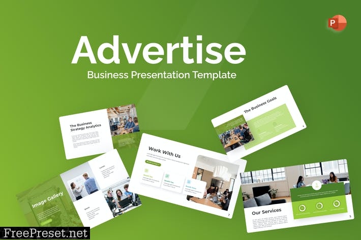 Advertise Business PowerPoint Template WK23UPL