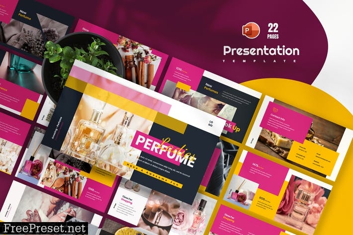 Ady Perfume PowerPoint Presentation Template 9MYHPWW