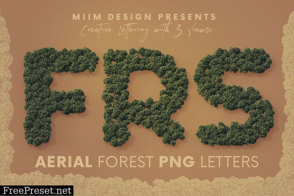 Aerial Forest - 3D Lettering 6724309