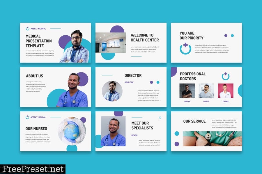 AFEEAT - Medical Presentation Template 77DXFFW