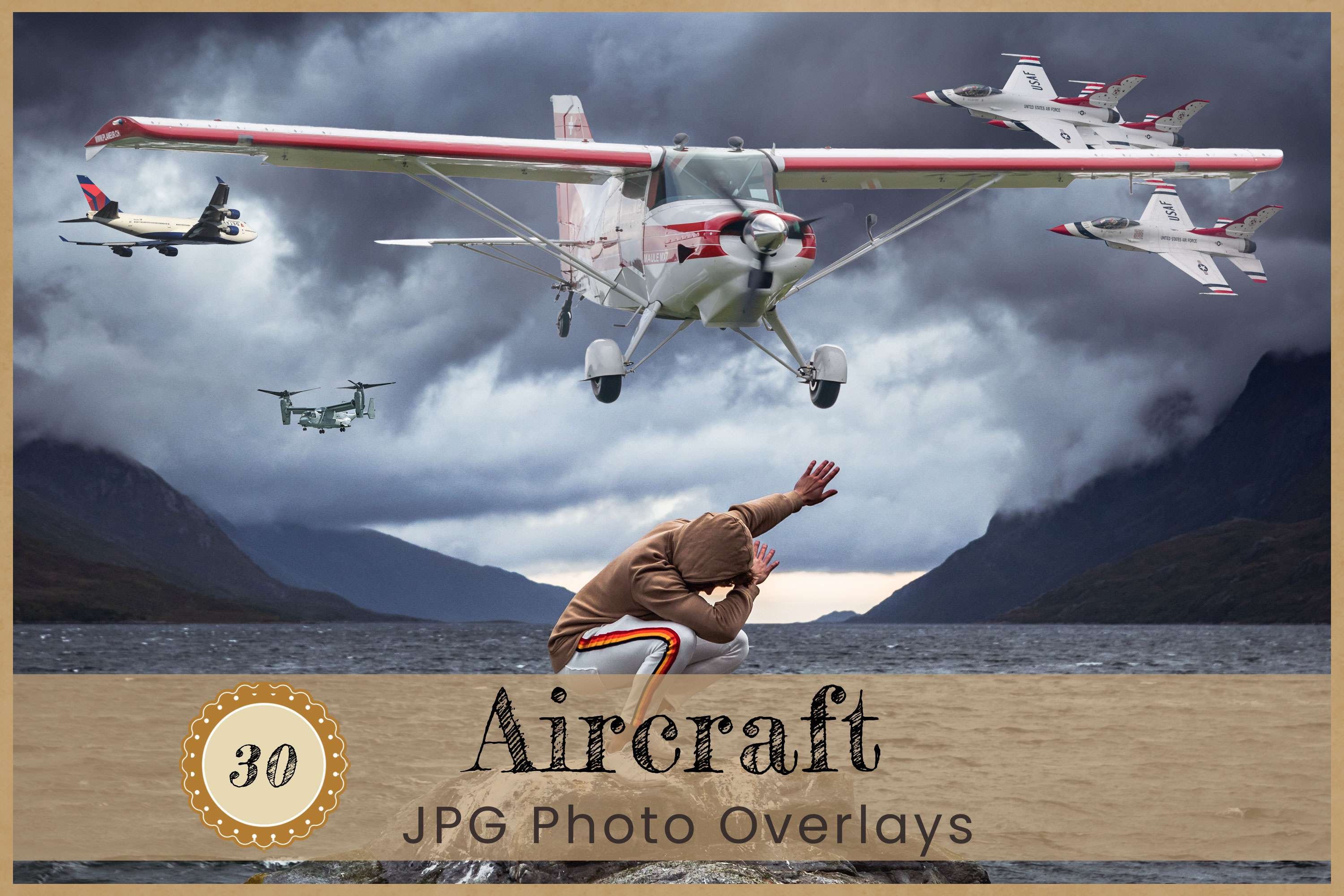 Aircraft Photoshop Editing Overlays 7052013