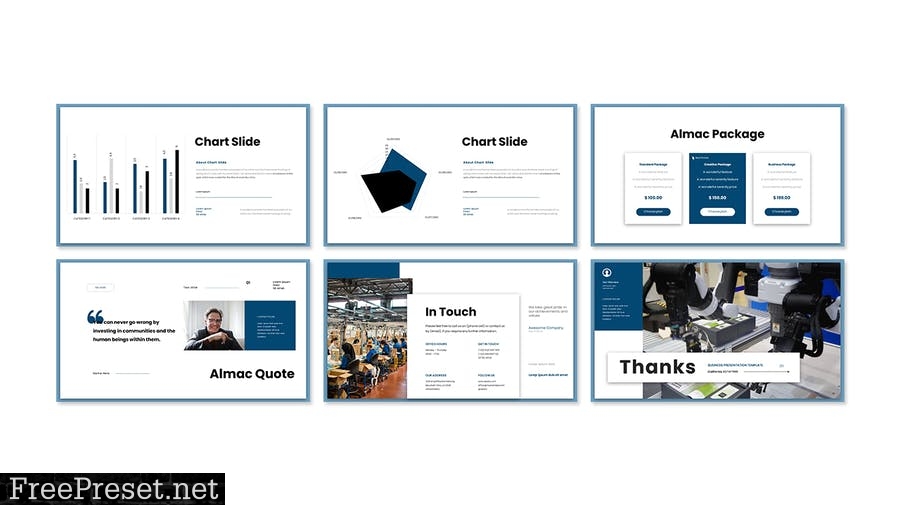 Almac - Business Presentation PowerPoint Template W824KMM